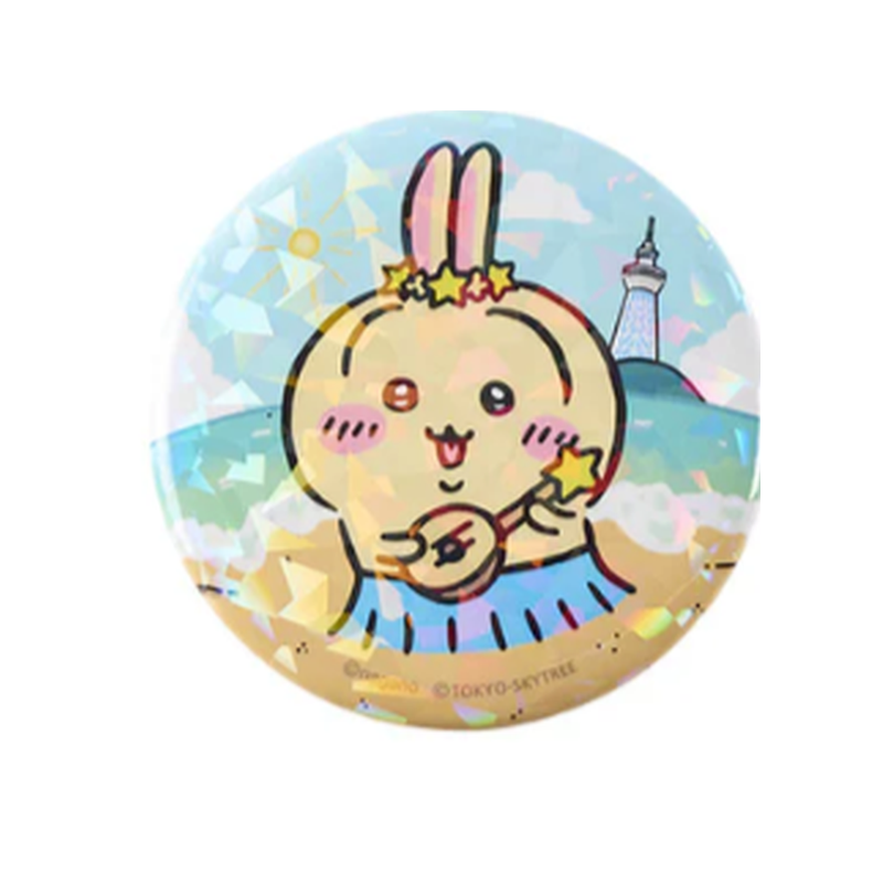 星ふるスカイツリー缶バッジ_うさぎ